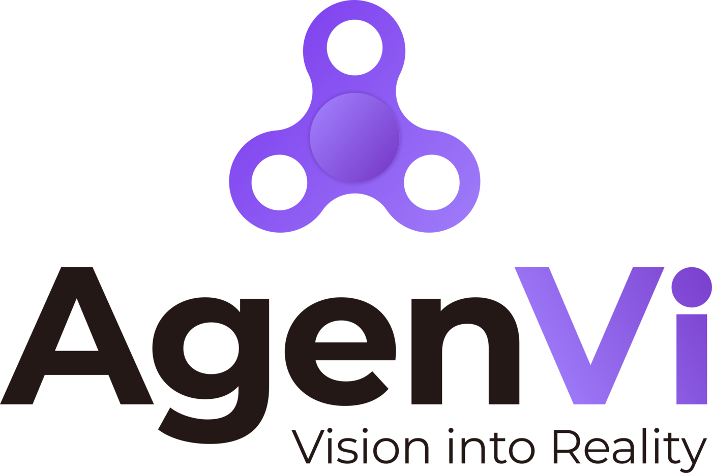AgenVi 세로형 로고 (라이트)
